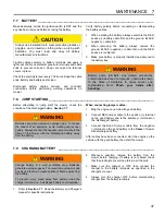 Preview for 37 page of Jacobsen LF 550 Safety, Operation And Maintenance Manual