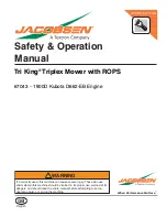 Jacobsen Tri King 67043 Safety & Operation Manual preview