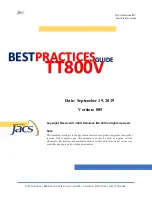 JACS TT800V Manual preview