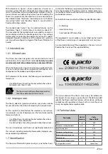 Preview for 27 page of Jacto PR-40 Operator'S Manual