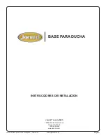 Preview for 9 page of Jacuzzi 3636S Installation And Operation Instructions Manual