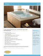 Preview for 1 page of Jacuzzi BELLAVISTA 5 Specification Sheet