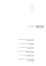 Jacuzzi J-200 Series Installation Manual And Use & Maintenance preview