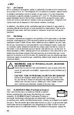 Предварительный просмотр 48 страницы Jacuzzi J-200 Series Owner'S Manual