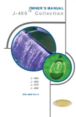 Jacuzzi J - 480 Owner'S Manual preview