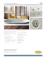 Preview for 1 page of Jacuzzi LUNA PLUS Specification Sheet