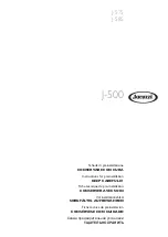 Jacuzzi Premium J-500 Instructions For Preinstallation preview