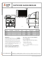 Preview for 2 page of Jade CHITWOOD SMOKE BROILER KC-24 Features & Dimensions