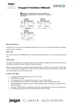 Preview for 12 page of Jaga OXYGEN Technical Manual