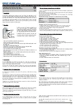 Preview for 2 page of Jäger OPUS RADIO PLUS Installation And Operating Instructions