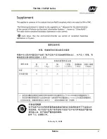 Preview for 5 page of JAI TM-1327GE Series User Manual