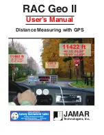 Jamar RAC Geo II User Manual preview