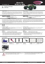 Jamara Akron BL RTR 2,4 GHz Instructions Manual preview