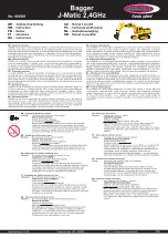 Jamara Bagger J-Matic 2,4GHz Instructions Manual preview