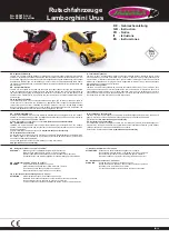 Предварительный просмотр 1 страницы Jamara Lamborghini Urus Instruction Manual