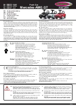 Jamara Mercedes-AMG GT Instructions Manual preview