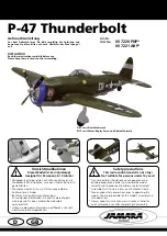 Jamara P-47 Thunderbolt Instruction preview