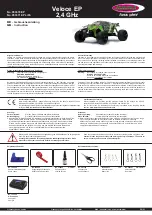 Preview for 1 page of Jamara Veloce EP Instructions Manual