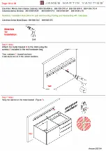 Предварительный просмотр 4 страницы JAMES MARTIN VANITIES Columbia 389-V36-AGR-A Installation Instructions Manual