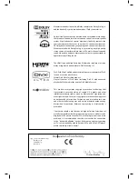 Предварительный просмотр 2 страницы JAMO DMR 40 Instruction Manual