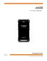 Janam XT3 Series User Manual preview