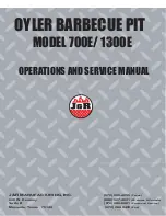 J&R 700E Operation And Service Manual preview