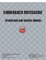 J&R Churrasco Operation And Service Manual preview