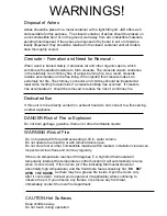 Preview for 3 page of J&R Churrasco Operation And Service Manual