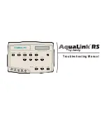Jandy AquaLink RS Troubleshooting Manual preview