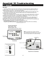 Preview for 4 page of Jandy AquaLink RS Troubleshooting Manual