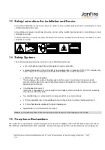 Preview for 4 page of Janfire NH Installation And Servicing Instructions