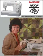 Janome 1600P PROFESSIONAL - Brochure предпросмотр