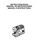 Janome 3022 Instruction Book preview