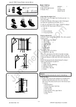 Предварительный просмотр 32 страницы Janome 4120QDC Instruction Manual