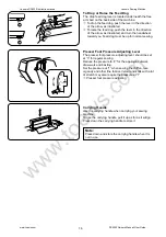 Предварительный просмотр 17 страницы Janome DC 4030 - Instruction Manual