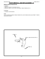 Предварительный просмотр 32 страницы Janome DC5100 Service Manual