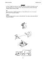 Предварительный просмотр 44 страницы Janome DC5100 Service Manual