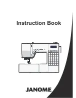 Janome DC6030 Instruction Book preview