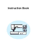 Janome Horizon MC8900 QCP Special Edition Instruction Book preview