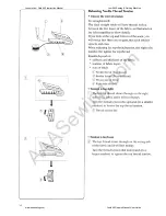 Предварительный просмотр 17 страницы Janome JEM GOLD 660 Instruction Manual