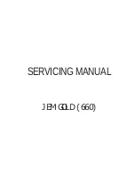 Janome JEM GOLD 660 Servicing Manual preview