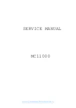 Janome MC 11000 - Service Manual preview