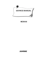 Janome MC9900 Service Manual preview