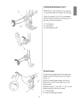 Preview for 11 page of Janome Memory Craft 10000 Embroidery Manual