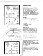 Preview for 22 page of Janome Memory Craft 10000 Embroidery Manual