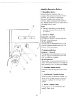 Preview for 12 page of Janome Memory Craft 10000 General Information Manual