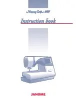 Janome MEMORY CRAFT 9500 Instruction Book preview
