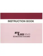 Janome Mylock 634D Instruction Book preview
