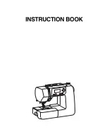 Janome Sewing Machine Instruction Book preview