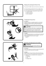 Preview for 9 page of Janome SMD 2000 Instruction Book